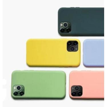Imagem de Capa Capinha Case Silicone Aveludada Compatível iPhone XR - Silicone C
