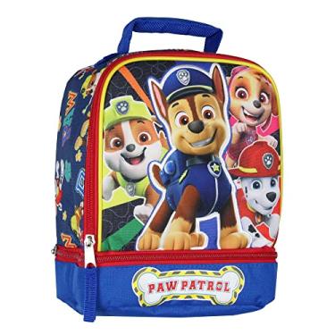 Imagem de Patrulha Canina Lancheira Skye Rubble Chase Marshall com isolamento duplo compartimento infantil lancheira