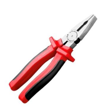Imagem de Alicate Universal Pro 8" Tramontina, Vermelho e Preto