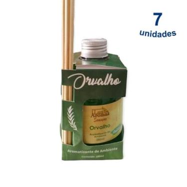 Imagem de Kit 7 Aromatizador de Ambiente 280ml Luz Aromas Difusor de Varetas - E