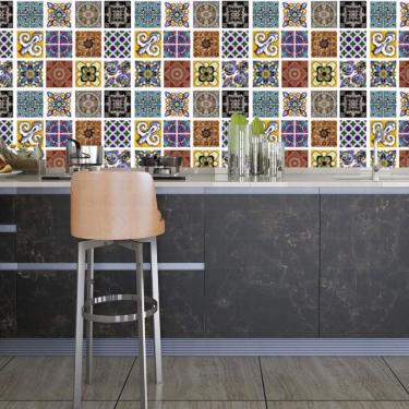 Imagem de Papel De Parede Adesivo Lavável Cozinha 3 metros