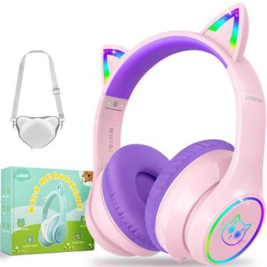 Imagem de Fones de ouvido Bluetooth LOBKIN Kids Over Ear 50H Playtime