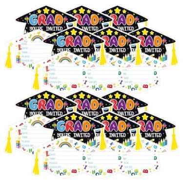 Imagem de A graduação convida a turma de 2025, convites para festas de pós -graduação 2025 | Convites de festa 24x | Cartões de parabéns em de chapéu, anúncios de suprimentos para eventos