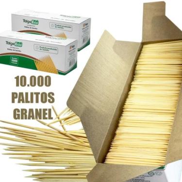 Imagem de PALITOS DE BAMBU A GRANEL 6,5 CM com 10.000  MIL UNIDADES - TALGE