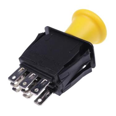 Imagem de Interruptor PTO de 10 AMP compatível com tratores de cortador de grama John Deere L120 L130 D140 D150 D155 D170 LA130 LA140 LA145 LA150 X130R X140 X165 Z225 substitui AM13199 66 AUCs 10632 TCA21027