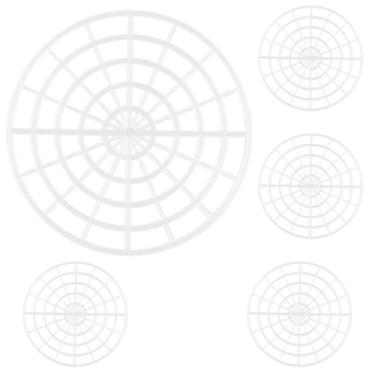 Imagem de KICHOUSE 5 peças de pote de picles placa de prensa Kimchi pote de peso fermentador de pressão kit para conservas de vegetais