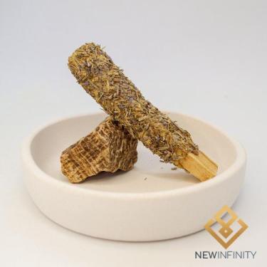 Imagem de Suporte para Defumador Palo Santo de Aragonita Pedra Natural - New Inf