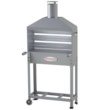 Imagem de Churrasqueira Com Coifa Itajobi 1,00x53x27 Cm Inox Linha Bar