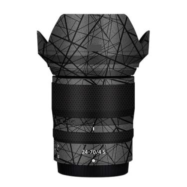 Imagem de Camerea Lens Skin Anti-Scratch Adesivo para Nikon Z 24-70 mm F4S Revestimento Película Protetora Vinil Protetor Corporal Decalques Capa 24-70 4 (Cinza Cruzado)