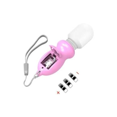 Imagem de Vibrador Flexível Chaveiro Keychain Brinquedo Erótico Estimulador para Clitóris e Mamilos [ROSA]