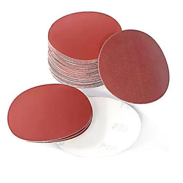 Imagem de Lixa Disco 6 Polegadas Gr 80 Madeira Ferro Parede Massa - 20 Peças