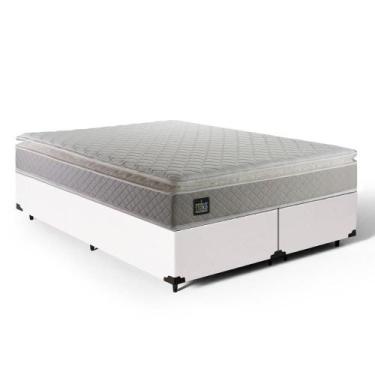 Imagem de Cama Box com Colchão de Espuma D45 Pillow Top Queen 158cm - Lucas Colc