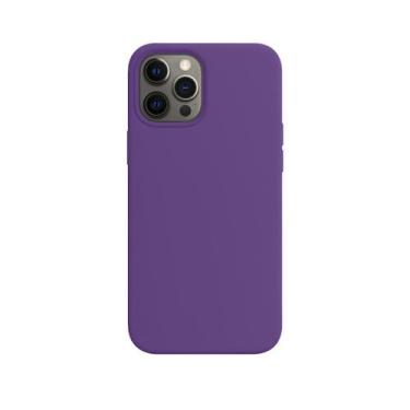 Imagem de Capa Capinha Silicone Compatível com iPhone 12 PRO MAX - GCM, Roxo