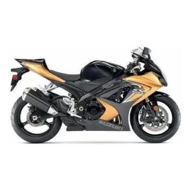 Imagem de Kit Adesivos Gsxr 750 2011 Dourada E Preta 75009Pd - Spts