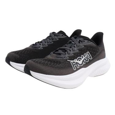 Imagem de Hoka Tênis feminino Mach 6, Preto/branco, 7.5 Wide
