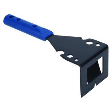 Imagem de Qiveno Ferramenta extrator de acabamento resistente - Kit de remoção de rodapé profissional com barra de elevação e martelo, multiferramenta para pisos, tapume e moldagem - Remodelação comercial