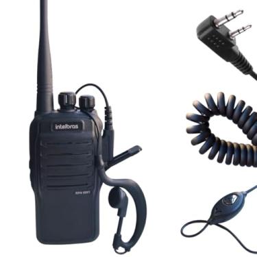 Imagem de Rádio Comunicador Ht Intelbras RPA 6001 Profissional UHF Kit Com Fone Microfone
