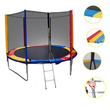 Imagem de Pula Pula Cama elastica Trampolim P/Playground Infantil 2,44 metros (2,4m)