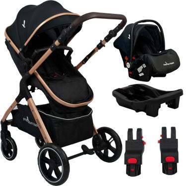 Imagem de Carrinho de Bebe Premium Baby Kansas Bebe Conforto Base Gold