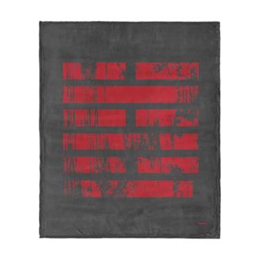 Imagem de G.I. Joe Symbols Arashikage Clan Silk Touch Throw, 127 x 152 cm – Cobertor de lã de desenho animado Hasbro, roupa de cama retrô ultramacia para cama ou sofá