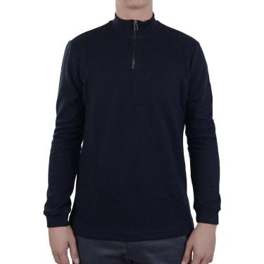 Imagem de Blusa Masculina Lado Avesso ML Tricot Regular Fit Preta  LH1-Masculino