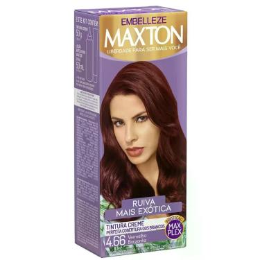 Imagem de Tinta de Cabelo Ruiva +Exótica Vermelho Embelleze Borgonha 4.66-Unissex