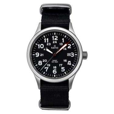 Imagem de Relógio masculino RATIO Quest RTQ017 Field 100m com cristal de safira