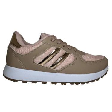 Imagem de Tênis fiocco infantil sneaker rx 106, Rose cobre, 35
