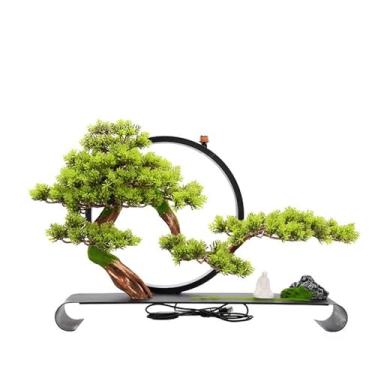 Imagem de Bonsai artificial, plantas artificiais, decoração chinesa, plantas falsas, sala de estar, varanda, decoração macia, bonsai artificial
