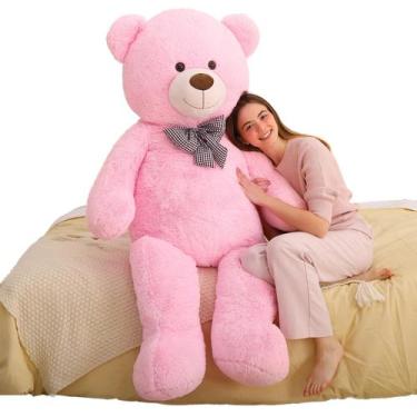 Imagem de Ursinho de pelúcia MaoGolan Giant 180 cm de pelúcia rosa