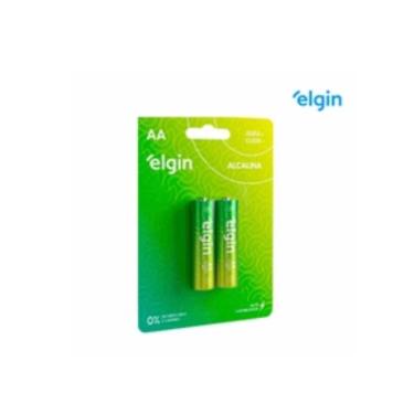 Imagem de Pilha Elgin Alcalina AA 1,5V Blister 2 Unidades