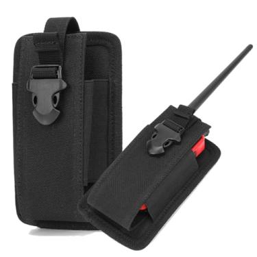 Imagem de Ranyi Estojo de rádio bidirecional marítimo compatível com Cobra MR HH350 HH150 HH600 /Uniden Atlantis 275 155 MHS75 rádio marítimo flutuante portátil VHF Marítimo, coldre de nylon de proteção com