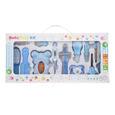 Imagem de Kit 13 Peças Higiene Cuidados E Saúde Bebê Termômetro Recém Nascido 01