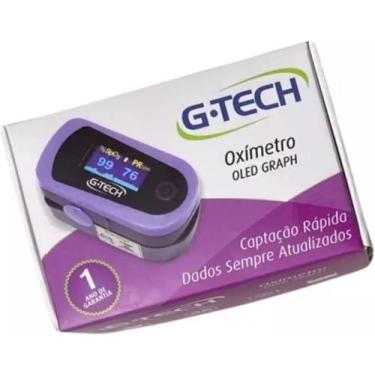 Imagem de Oximetro De Dedo Medidor De Saturação De Oxigênio G-tech