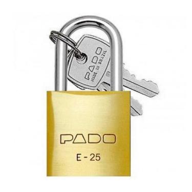 Imagem de Cadeado 25 MM em Latão - Pado E-25