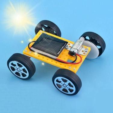 Imagem de Kit Educacional STEM De Brinquedo De Carro Solar Para Crianças, Mini C