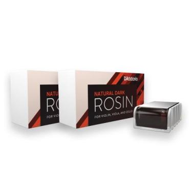 Imagem de Breu Escuro (2 Unidades) DAddario Natural Rosin VR300-P - DAddario BOW