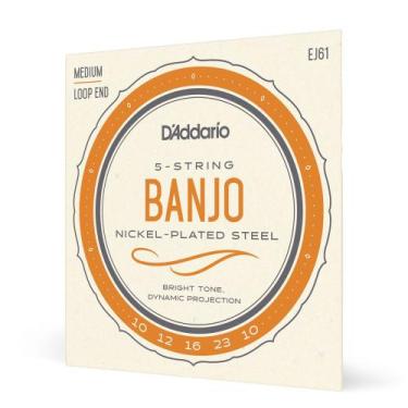 Imagem de Encord Banjo 5C .010 D'Addario Nickel-Plated Steel EJ61 - D ADDARIO