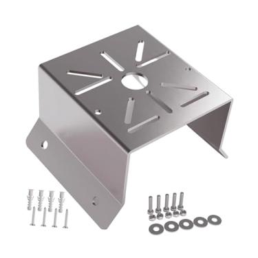 Imagem de kowaku Suporte de parede para câmera de canto, adaptador estável e leve, suporte para poste de para câmeras CCTV internas e externas, pilares