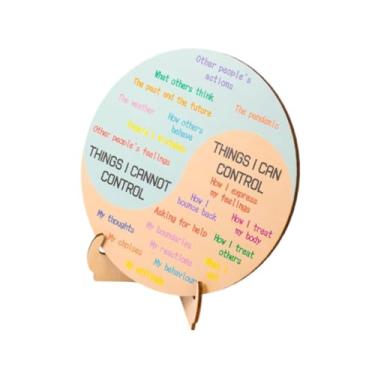 Imagem de YIJU Roda Dos Sentimentos com Suporte para Decoração de Mesa de Escritório para Escritório em Casa E Conselheiro Escolar