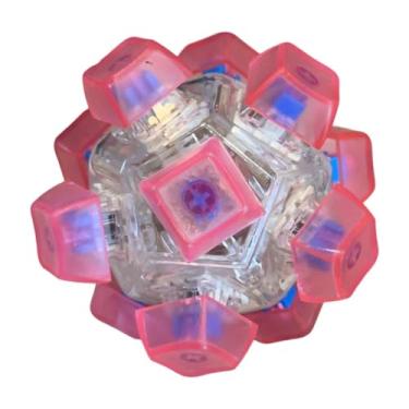 Imagem de Luwecf Mini Clicker de Teclado, Ferramenta Sensorial para Engajamento No Trabalho E Aprendizado, Rosa Claro