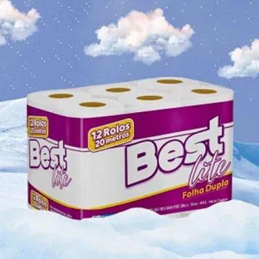 Imagem de Papel Higiênico Best Lite Folha Dupla 20m C/ 12 Rolos