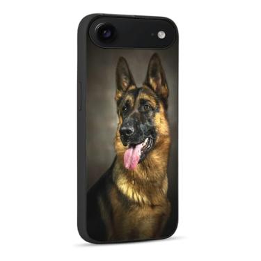 Imagem de Capa protetora para iPhone Air, Mighty Loyal Dog Pastor Alemão de TPU macio, moderna, fina, à prova de choque, capa protetora para mulheres e meninas