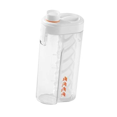 Imagem de IEUDNS Copo de café gelado, dispensador de bebidas geladas, geladeira, chaleira de limão, máquina de chá gelado, jarra de chá para água, leite, bebidas de, Branco