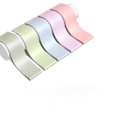 Imagem de Kit 5 Mini Bands Elástico Exercício Treino Em Casa 5 Níveis(Tons Pastéis)