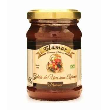 Imagem de Geleias sem acucar kit com 2 sabores Abacaxi e Uva Clamar