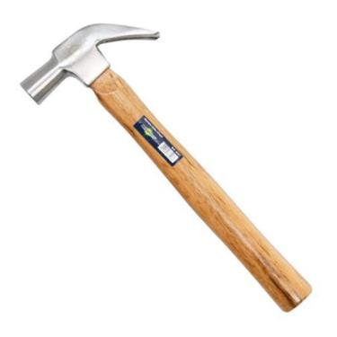 Imagem de Martelo Unha 27Mm Polido Cabo Madeira Brasfort Profissional