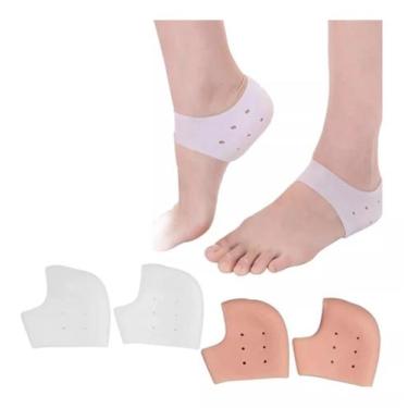 Imagem de Protetor de Calcanhar Gel Silicone Calcanheira Esporão Par - DropJT