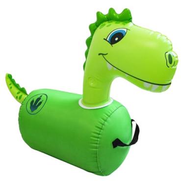 Imagem de Kokiya Brinquedo inflável de dinossauro inflável para crianças, brinquedo de montar, de pular para crianças, de montar e pular