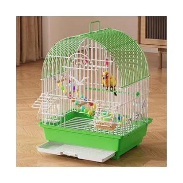 Imagem de Gaiola de pássaro, gaiola de pássaro, papagaio, villa ecológica, grande, uso doméstico, ninho de pássaro (verde)